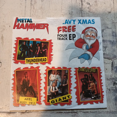 METAL HAMMER EP 7'' THUNDERHEAD AXEL RUDI PELL GIANT PRETTY BOY FLOYD ROCK METAL