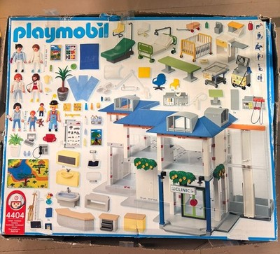 PLAYMOBIL Hospital Clinic 4404 Nearly Complete With Extras for