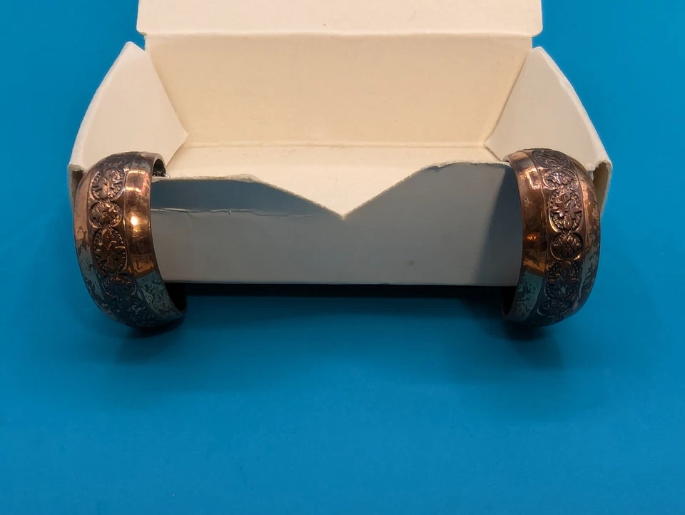 Cobre vintage indiano feito à mão? Brincos - Imagem 2 de 4