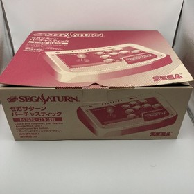 Sega Saturn Virtua Stick Controller HSS-0136 Arcade Fight Stick In Box CIB Japan