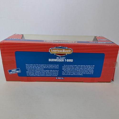 #11 Budweiser T-bird Bill Elliott 1:18 diecast stockcar collectible - Picture 4 of 7