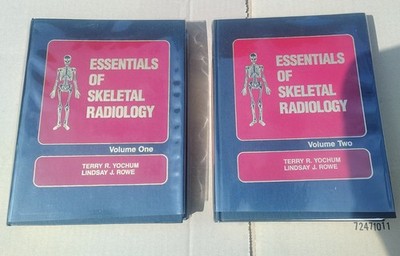 Essentials of Skeletal Radiology Yochum Rowe 1987 First Edition Williams &