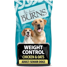 Burns Original Adult Senior Weight Control Dry Dog Food Chicken Oats 2kg 6.85 per kilo