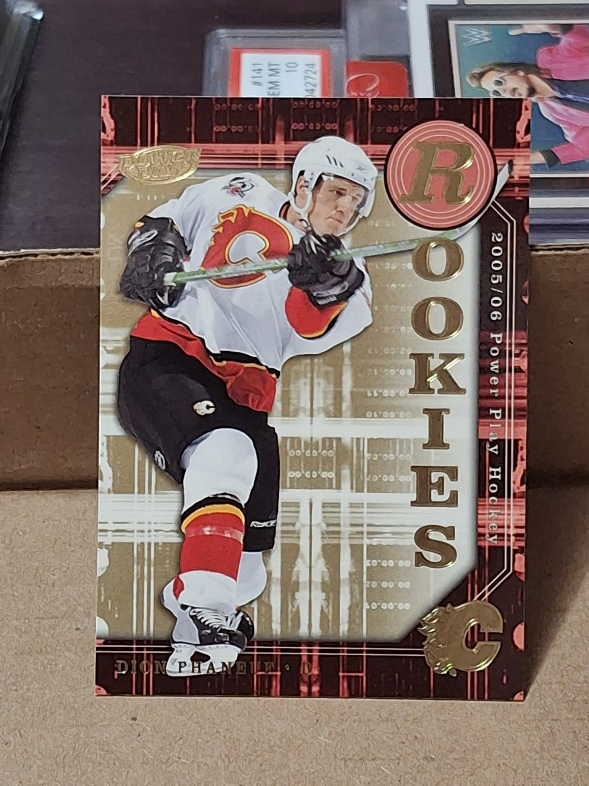 2005 DION PHANEUF UPPER DECK POWER PLAY NHL ROOKIE CARD RC #165 CALGARY FLAMES 