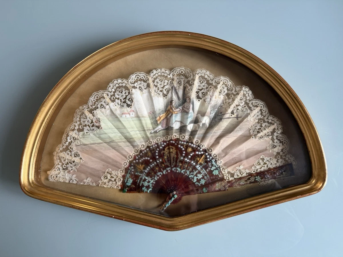 Quadro con ventaglio vintage - The Madonnina Group