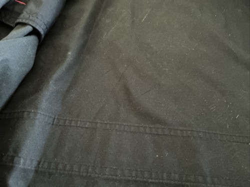 Buffalo David Bitton Waxed Cotton Military Field Jacket XL Black Hooded-READ - Picture 16 of 24
