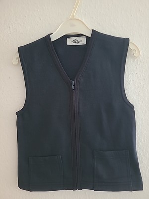 Kinder Weste Jacke Ärmellos Gr. 6 Jahre / ca 110/116 Blau