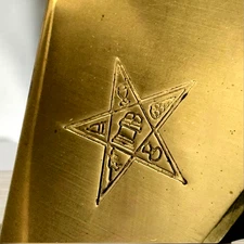 MASONIC EOS ORDER of the EASTERN STAR Vintage Old TROWEL LETTER OPENER Freemason