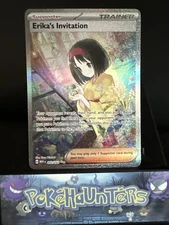 Pokemon Card Erika's Invitation 203/165 Scarlet & Violet 151 Holo Trainer NM