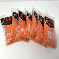 Red Heart Bulky Rug Yarn Latch Hook  618 Med. Orange  320 Pieces  Lot of 7