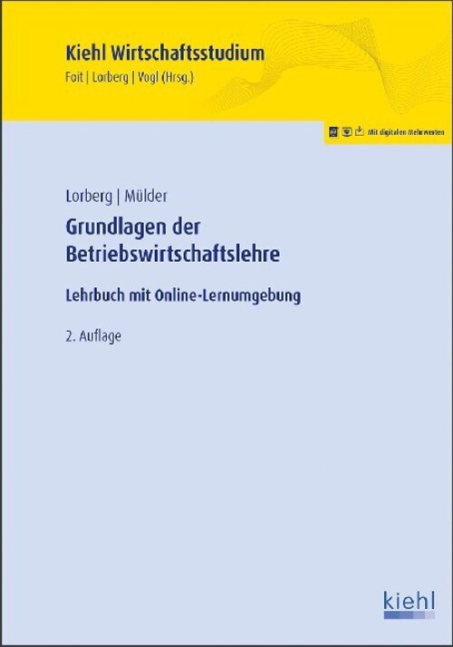 Thumbnail - Grundlagen Der Betriebswirtschaftslehre | Mit Online-zugang | Lorberg