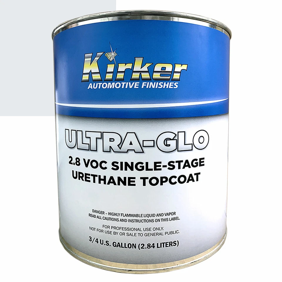 0,75 galones Kirker Ultra-Glo pintura coche flota blanca UA-81496 con activador medio Foto 2 de 4