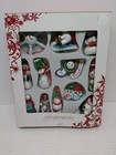 Christmas Tree Snowman Ornaments Miniature 2" Decorations,Display Hanging (J