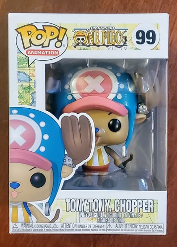 FUNKO POP! ANIMATION: ONE PIECE - TONY TONY, CHOPPER #99 + PROTECTOR + KEYCHAIN - Picture 3 of 24