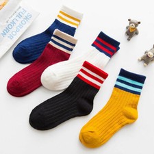 5 Pairs Baby Kids Newborn Infant Toddler Girls Boys Cartoon Soft Socks 0-8T