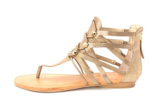 GUESS Womens Glando Open Toe Casual Gladiator Sandals Bronze Size 8.5 GUESS Womens Glando Open Toe Casual Gladiator Sandals Bronze Size 8.5