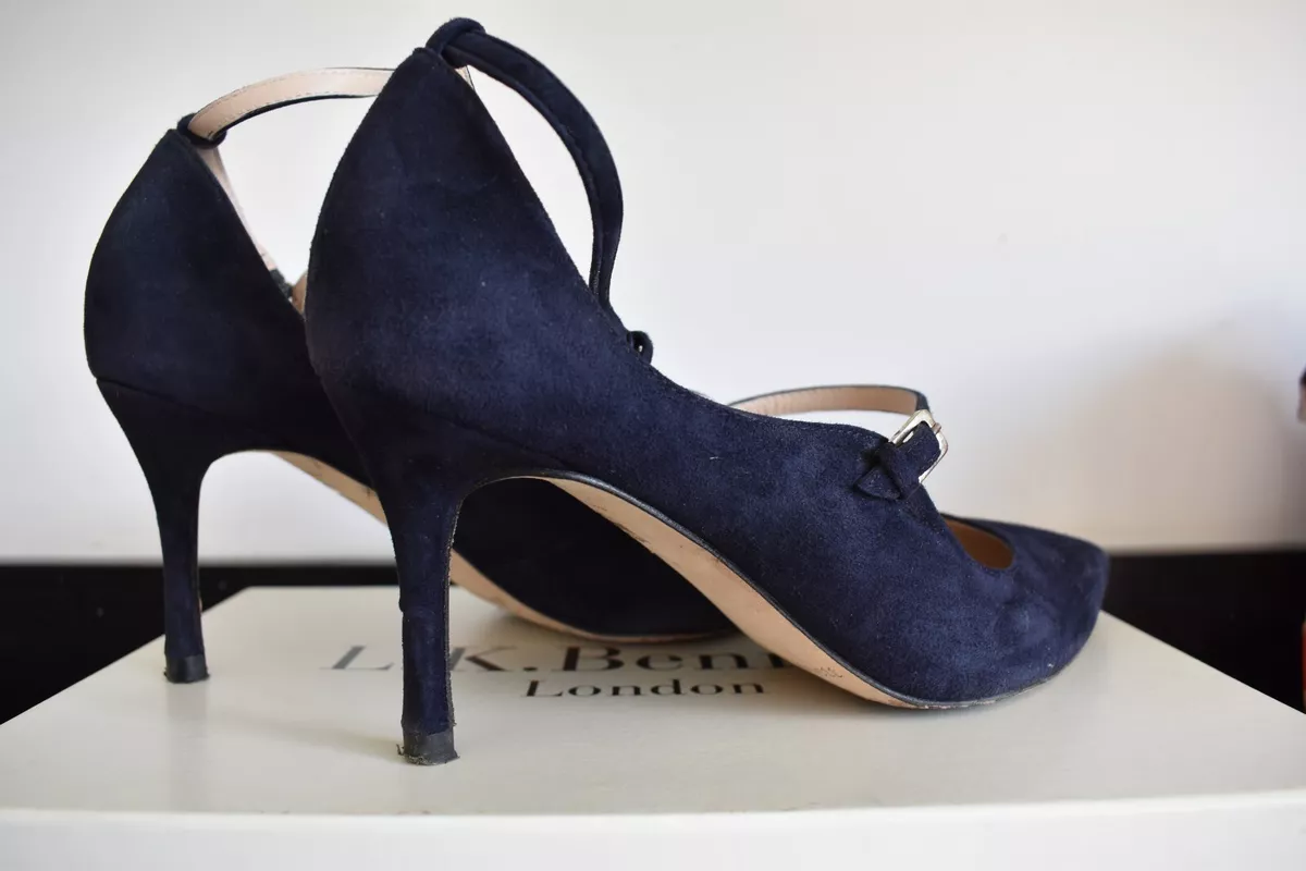Lk bennett navy outlet court shoes