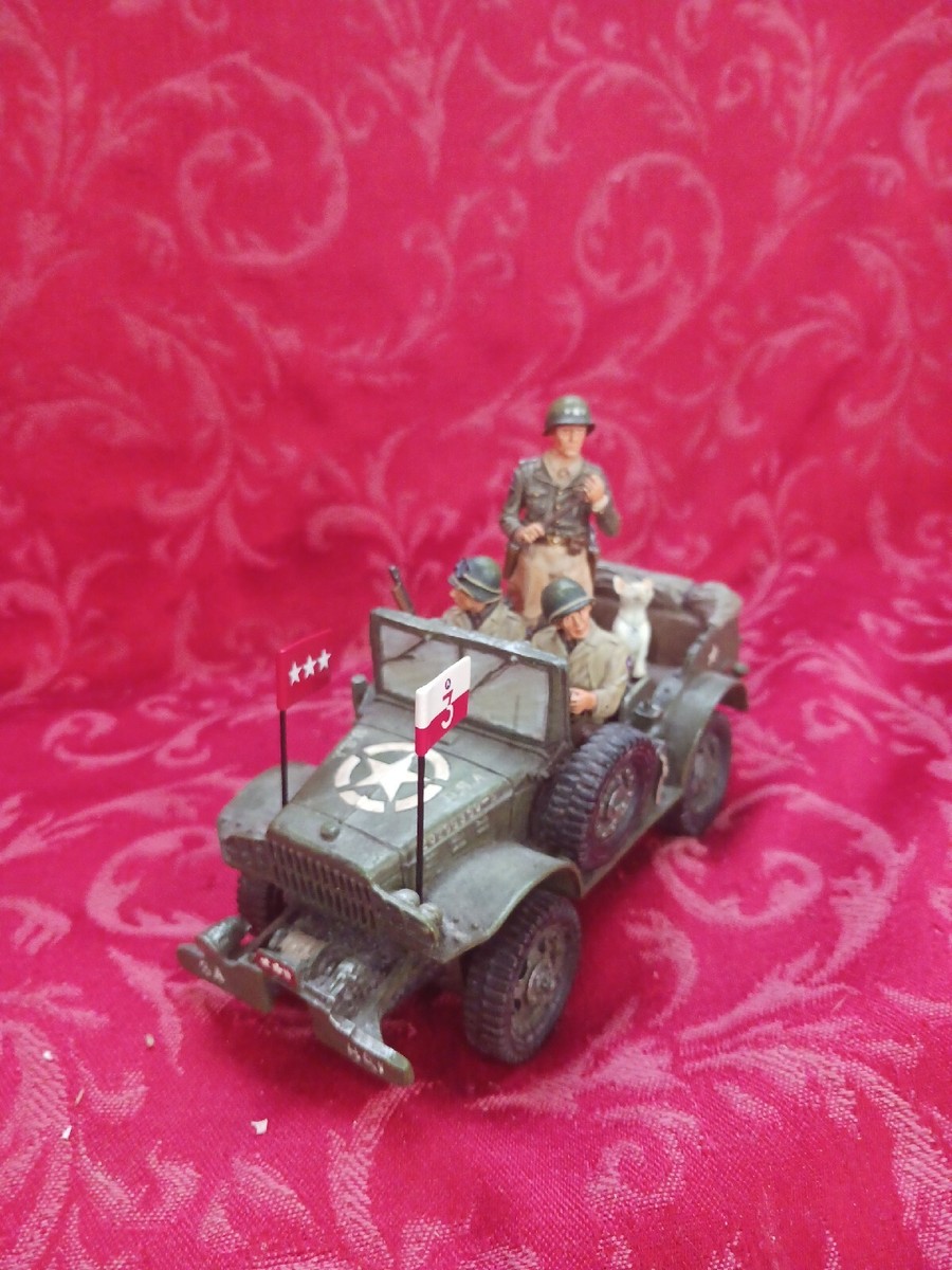 KING & COUNTRY - DD022 - Set Général Patton Command Car WW2 D. Day 3ème Armée US EUR 285,00 - FR