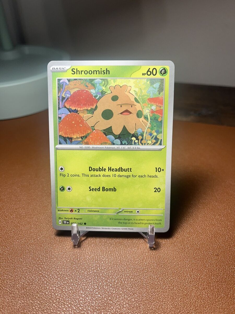 Shroomish Basic 006/162 Pokemon TCG Scarlet & Violet Shroomish Basic 006/162 Pokemon TCG Scarlet & Violet