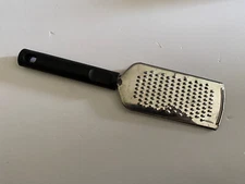 Vintage Stainless Microplane Black Handle Fine Grater Food Sharp Taiwan