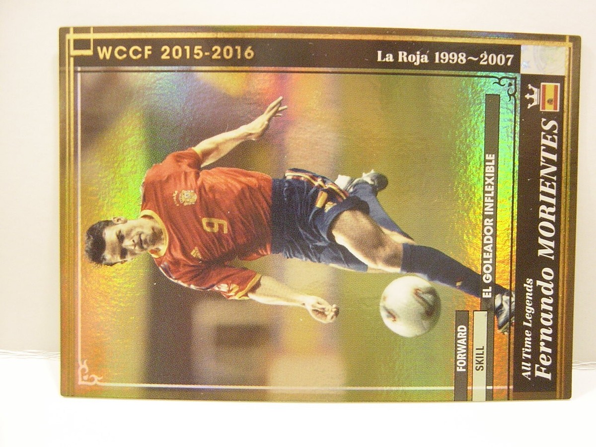 wccf ATLE モリエンテス Panini WCCF 2015-16 ATLE Fernando Morientes 1976 Spain No.9