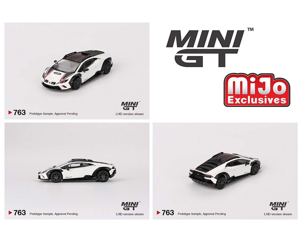 Mini GT Lamborghini Huracan Sterrato Bianco Asopo #763 1/64 | eBay