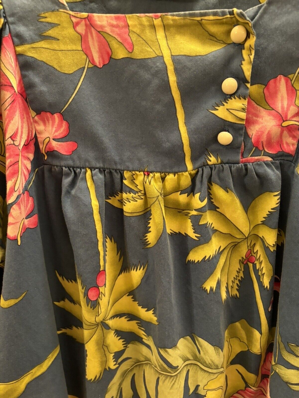 VTG Hilo Hattie Floral Dress in Vibrant Tropical … - image 7
