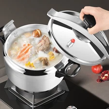 3l/3.17 Qt Mini Pressure Cooker,18*12cm Pressure Canners 35kpa for 1-2 People