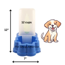 3L Automatic Pet Auto Feeder Water Dispenser  Dual-Use Gravity Bowl for Dogs Cat