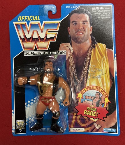 1994 Hasbro Official WWF Razor Ramon Figure On Ori...