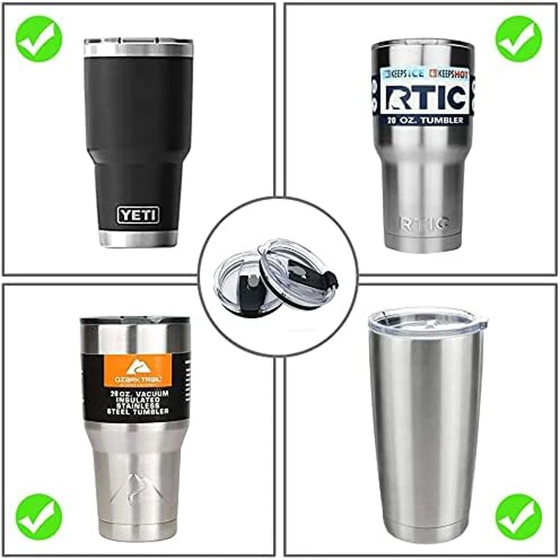 Tumbler Lid for 20 Oz,2 Replacement Lids for 20Oz Stainless Steel Tumbler Travel