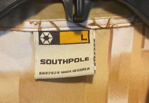 South Pole Men’s Cartoon Fat Albert Maize Button Down Shirt Size Large - Picture 9 of 24