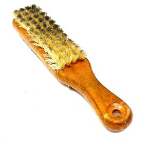 Wood Handle File Card & Brush Cleaner - Double Sided Metal File Cleaner