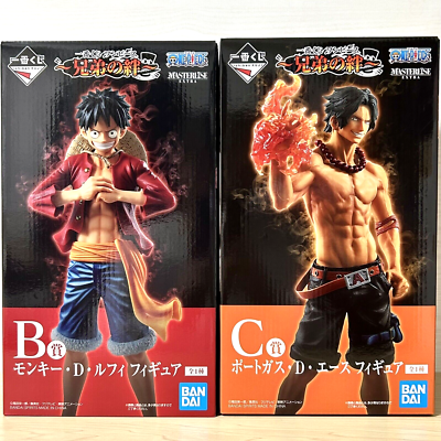 One Piece Luffy Ace Figure Ichiban Kuji Brotherhood B C MASTERLISE