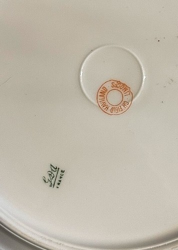 RARE 10 Charles Field Haviland Schleiger CFH1471 Salad Plates Blank 177 HTF! - Picture 5 of 5
