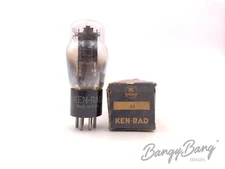 Vintage KENRAD 43/ER43/CV2514/A2543/NU-43 Pentode Power  Audio Vacuum Tube Valve