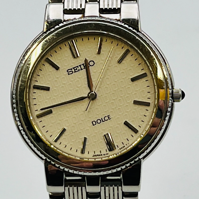 SEIKO DOLCE 8J41-0A20 WATER RESISTANT 33.6mm Operation has been