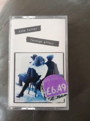 TINA TURNER Foreign Affair UK Album Cassette 1989