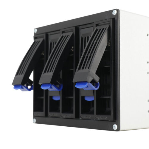 Hot Swappable Modules HDD Enclosure Hot Swap Cage 3 x 5.25" Drive Bays - Picture 16 of 17