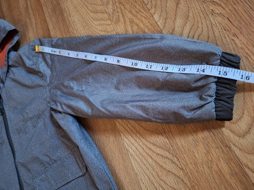 Carter's Boys Gray Camo Frilled Rain Lined Pocketed Coat Jacket Medium 5/6 - Picture 6 of 10