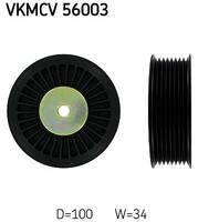 Skf Vkmcv 56003 Umlenk-/FüHrungsrolle, Keilrippenriemen
