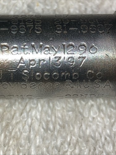 Vintage 1-2”J T Slocomb Outside Micrometer  Made In USA Prov RI Pat May 12 96 - Picture 3 of 7