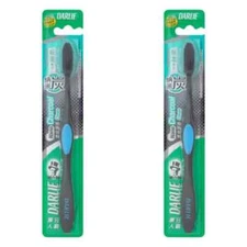 DARLIE CHARCOAL CLEAN TOOTHBRUSH( PACK OF 2) FREE SHIPPING WORLD WIDE