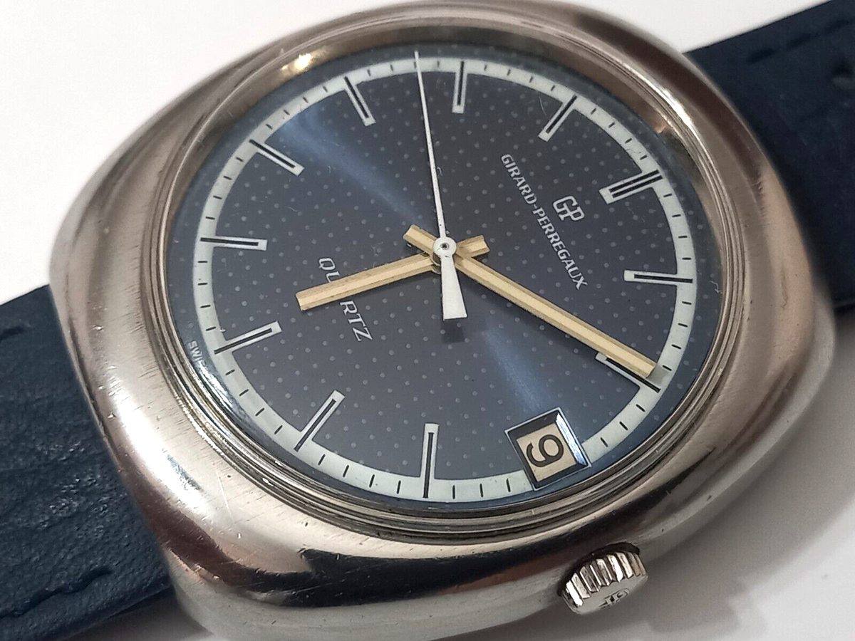 RARE 1970'S GIRARD PERREGAUX QUARTZ CAL 351-512 MODEL 9444 NOT - Main Image
