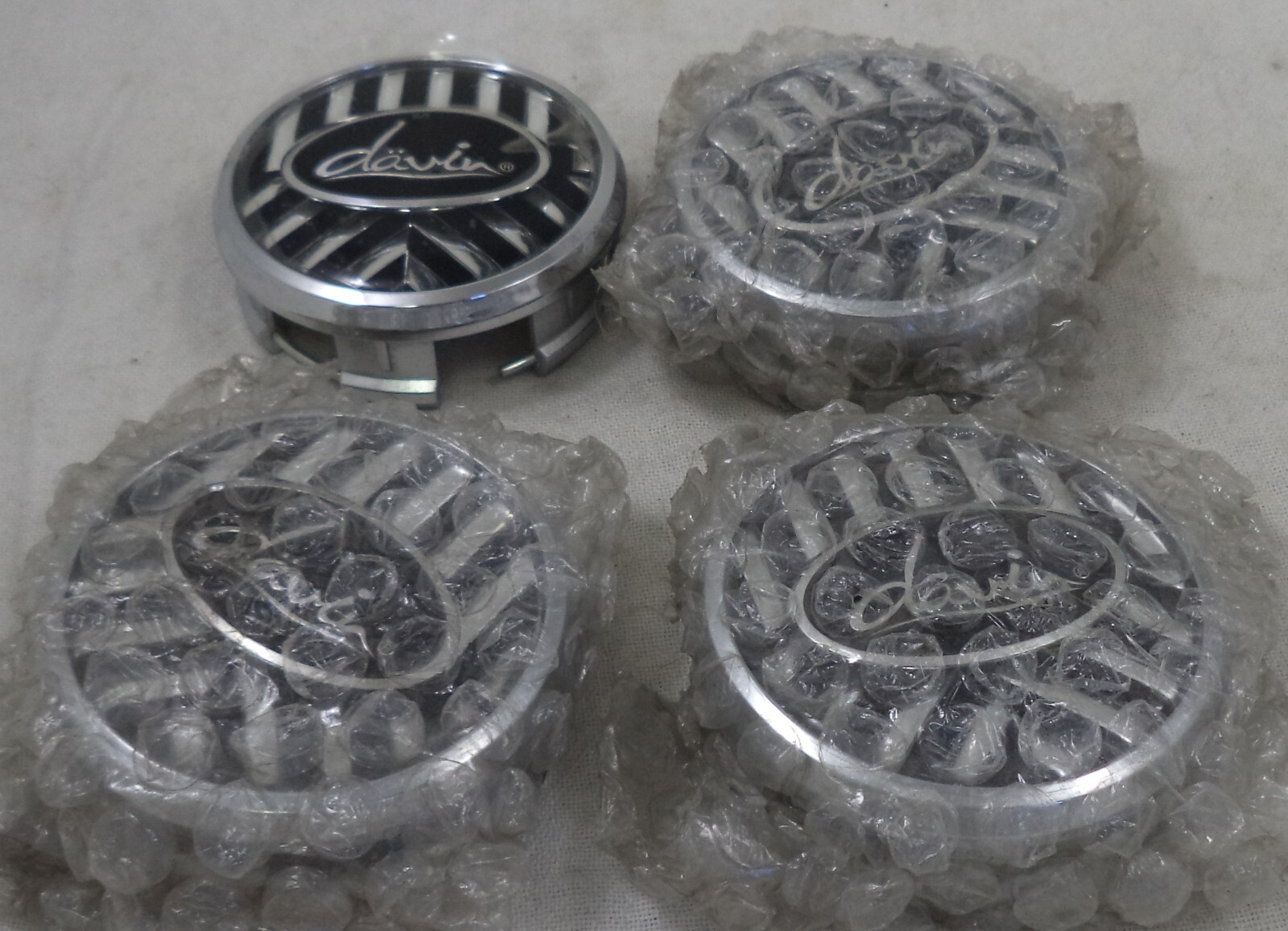 Davin Wheels Chrome Custom Wheel Center Cap Caps Set 4 # 1001-73 / NEW ...