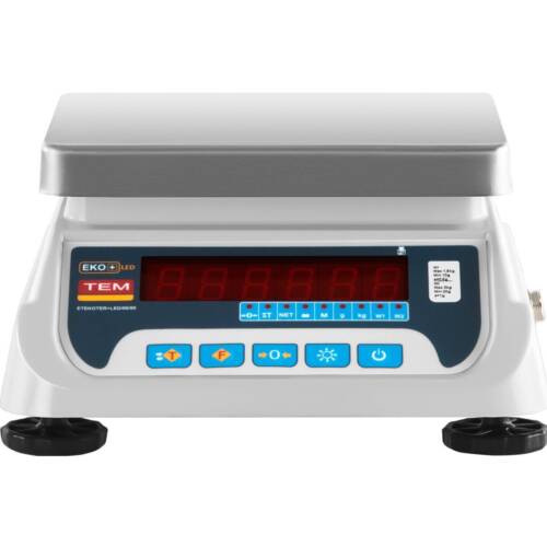Profi Tischwaage Ladenwaage Kontrollwaage 3 kg/1 g 1,5 kg/0,5 g LED geeicht - Bild 3 von 7