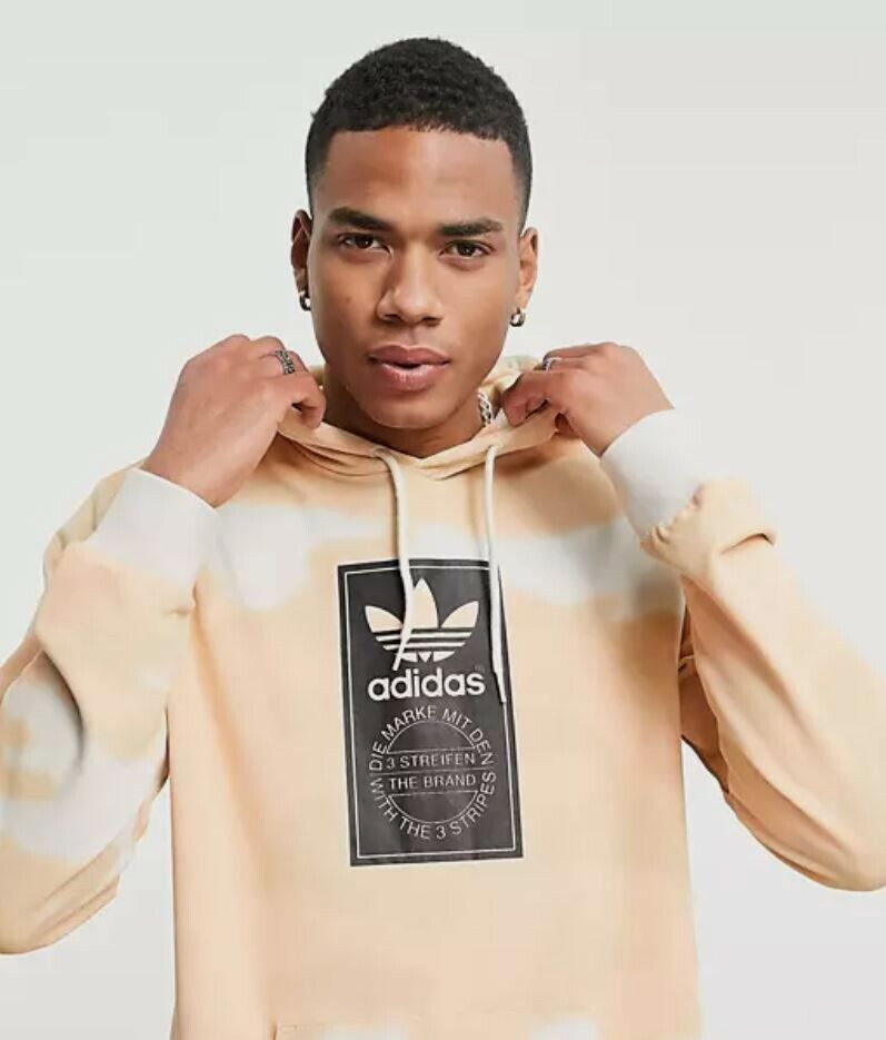 NEW MEN'S ADIDAS ORIGINALS CAMO TREFOIL PULLOVER HOODIE ~SIZE XL