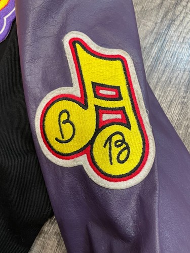 Chaqueta De Colección Betty Boop Cuero Letterman’s Parcheada Jeff Hamilton L Rara - Imagen 15 de 16