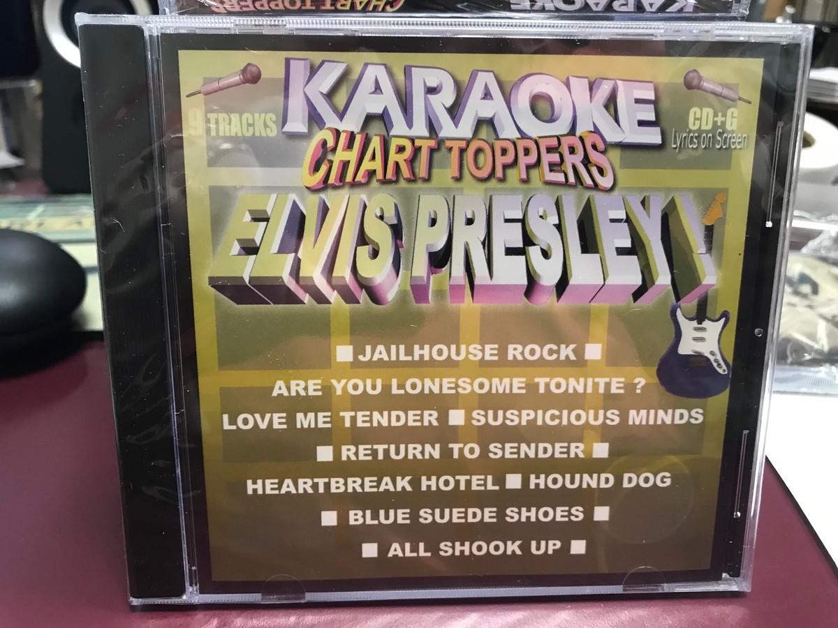 Karaoke Elvis Presley CDG All Shook Up Jail House Rock Love Me 