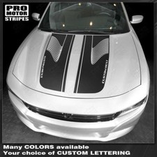 Decals For Dodge Charger 2015-2023 Hood Accent Stripes Choose Color